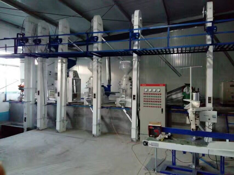 濟(jì)南章丘小米加工設(shè)備安裝完成